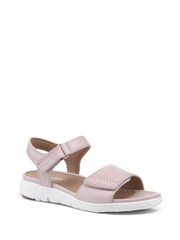 Hotter Pink Wide Fit Saunter Touch Buckle Fastener Sandals - Image 2 of 4