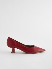 Red Standard/Wide Fit Forever Comfort® Kitten Heel Court Shoes - Image 2 of 5