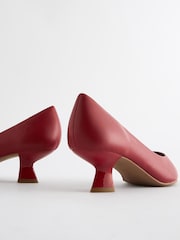 Red Standard/Wide Fit Forever Comfort® Kitten Heel Court Shoes - Image 3 of 5
