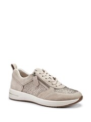 Hotter Natural Zodiac Lace-Up/Zip Regular Fit Shoes - Image 2 of 4