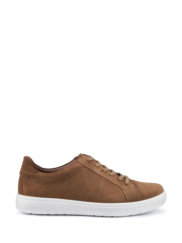 Hotter Brown Suede Oliver Lace-Up Shoes - Image 1 of 4