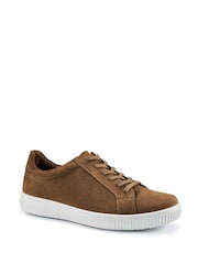 Hotter Brown Suede Oliver Lace-Up Shoes - Image 2 of 4