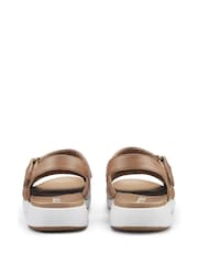 Hotter Brown Meander Touch Fastening Wide Fit Sandals - Image 3 of 4