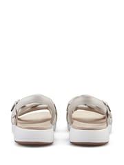 Hotter Cream Wide Fit Seek Touch Fastening Sandals - Image 3 of 4