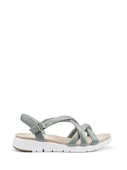 Hotter Green Regular Fit Seek Touch Fastening Sandals - Image 1 of 4
