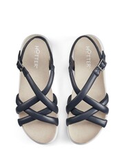 Hotter Blue Regular Fit Seek Touch Fastening Sandals - Image 3 of 3