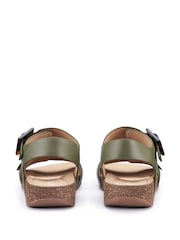 Verde oscuro - Sandalias con hebilla Tourist II de Hotter - Imagen 2 de 3