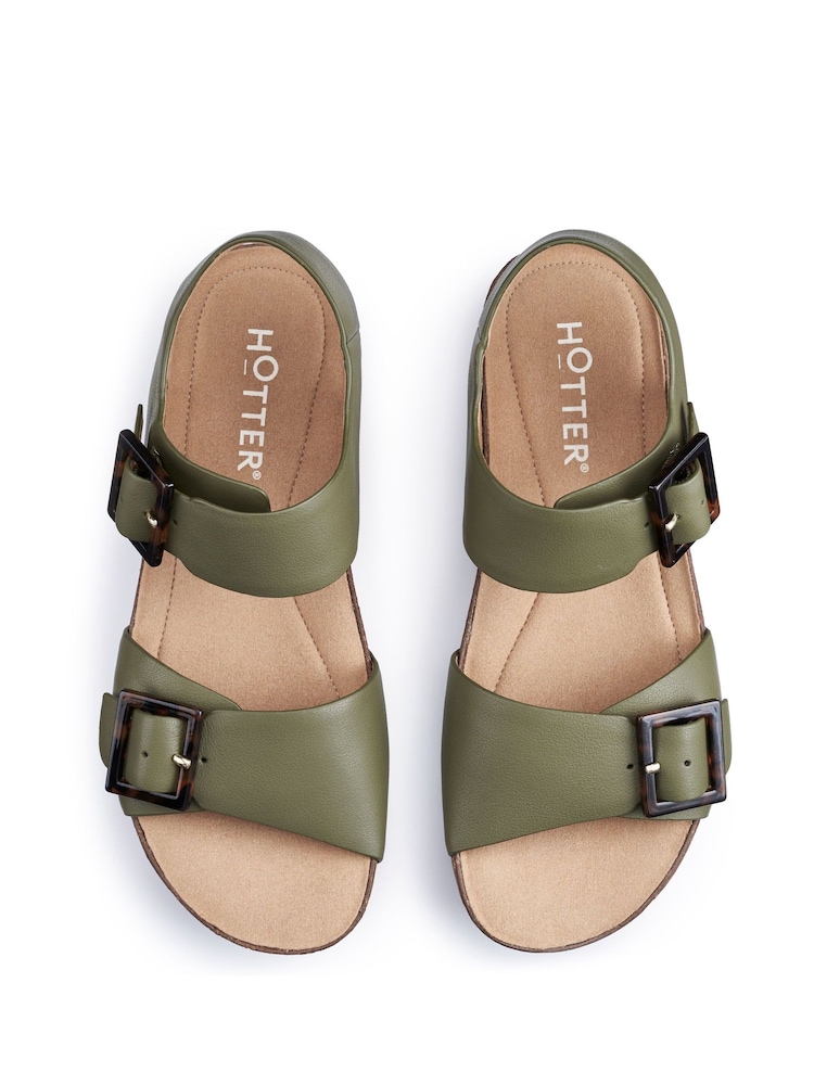 Verde oscuro - Sandalias con hebilla Tourist II de Hotter - Imagen 3 de 3 Verde oscuro - Sandalias con hebilla Tourist II de Hotter - Imagen 3 de 3