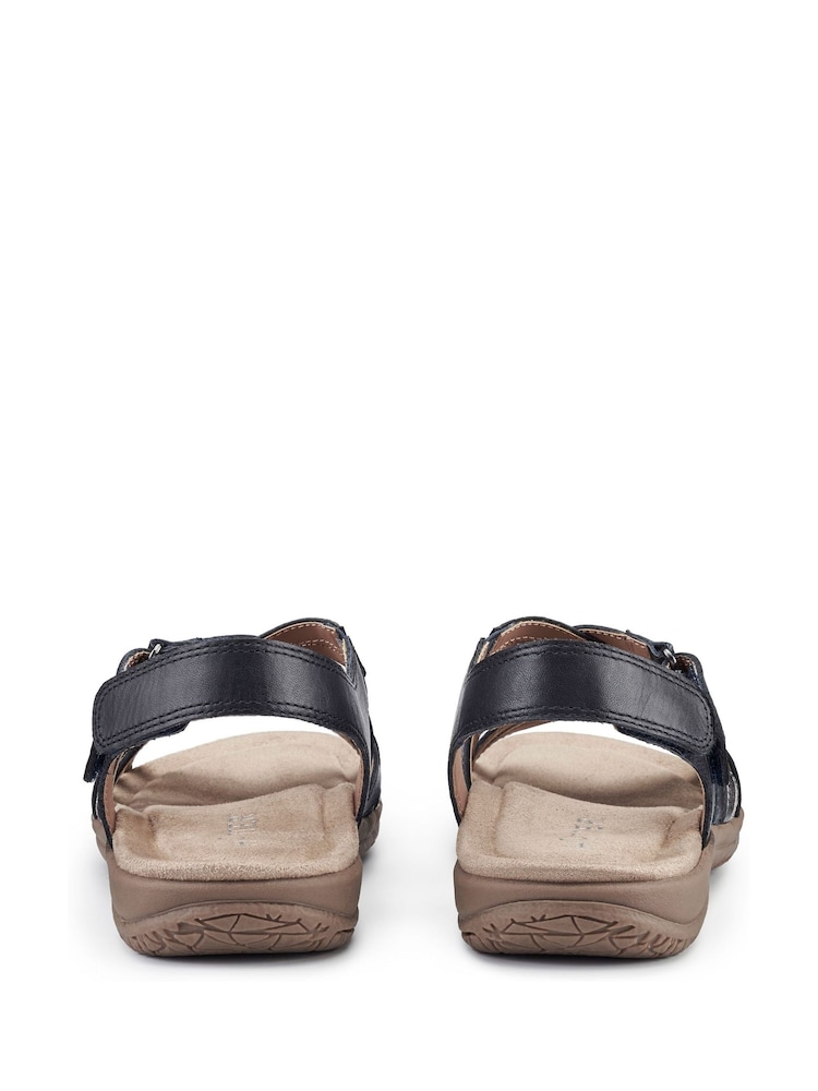 Hotter Blue Maple Touch Fastening Wide Fit Sandals - Image 4 of 4
