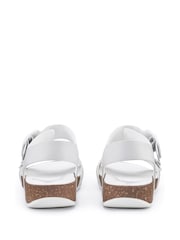Hotter White Regular Fit Tourist II Buckle Sandals - Image 4 of 4
