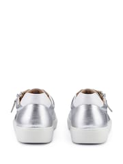 Hotter Silver Extra Wide Fit Chase II Lace up / Zip Trainers - Image 4 of 4