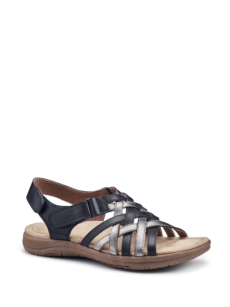 Hotter Blue Maple Touch Fastening Sandals - Image 2 of 4