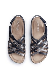 Hotter Blue Maple Touch Fastening Sandals - Image 3 of 4