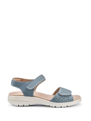 Hotter Green Leah II Touch-Fastening Regular Fit Sandals - Image 1 of 4