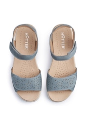 Hotter Green Leah II Touch-Fastening Regular Fit Sandals - Image 3 of 4