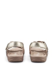 Hotter Gold Maple Touch Fastening Wide Fit Sandals - Image 3 of 4