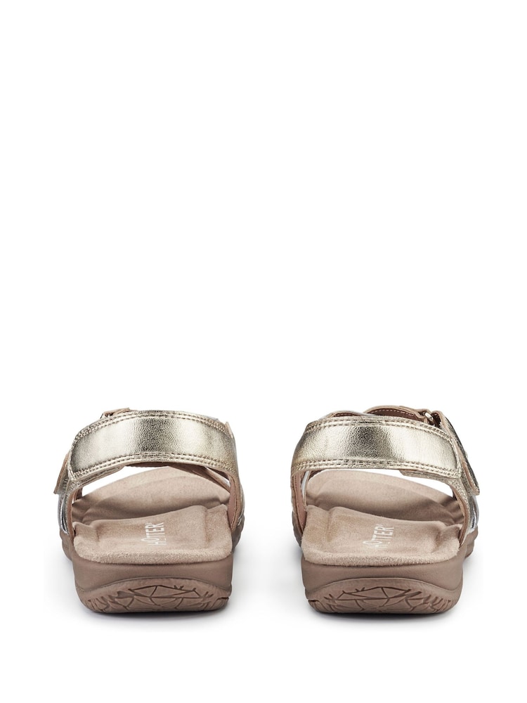 Buy Hotter Gold Maple Touch Fastening Wide Fit Sandals from the