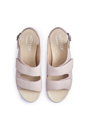 Hotter Pink Wide Fit Easy II Touch Fastening Buckle Sandals - Image 2 of 4