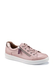 Hotter Pink Extra Wide Fit Chase II Lace up / Zip Trainers - Image 2 of 4