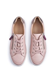 Hotter Pink Extra Wide Fit Chase II Lace up / Zip Trainers - Image 3 of 4