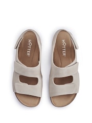 Hotter Natural Wide Fit Explore Touch Fastening Sandals - Image 4 of 4