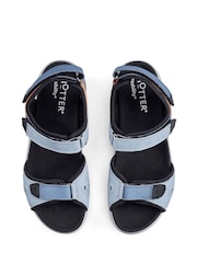 Hotter Blue Walk II Touch Fastening Wide Fit Sandals - Image 2 of 3