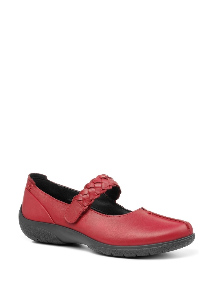 Rojo - Hotter Shake II Touch Fastening Leather Shoes - Imagen 2 de 4 Rojo - Hotter Shake II Touch Fastening Leather Shoes - Imagen 2 de 4
