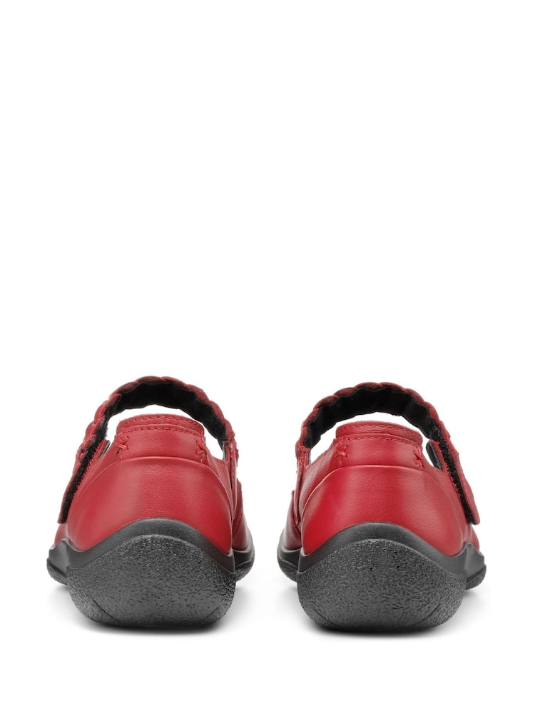 Rojo - Hotter Shake II Touch Fastening Leather Shoes - Imagen 4 de 4 Rojo - Hotter Shake II Touch Fastening Leather Shoes - Imagen 4 de 4