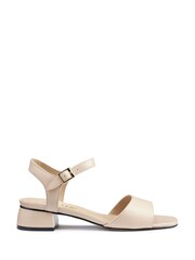 Hotter Natural Amalfi Slip-On / Buckle Sandals - Image 1 of 4