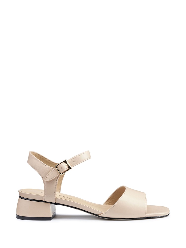 Hotter Natural Amalfi Slip-On / Buckle Sandals - Image 1 of 4