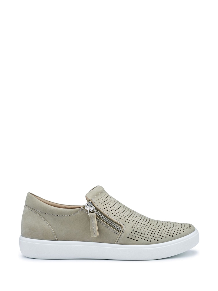 zelena - Hotter Daisy Slip-On Zip čevlji - Slika 1 iz 4
