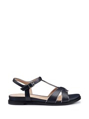 Hotter Blue Pienza Buckle Sandals - Image 1 of 4