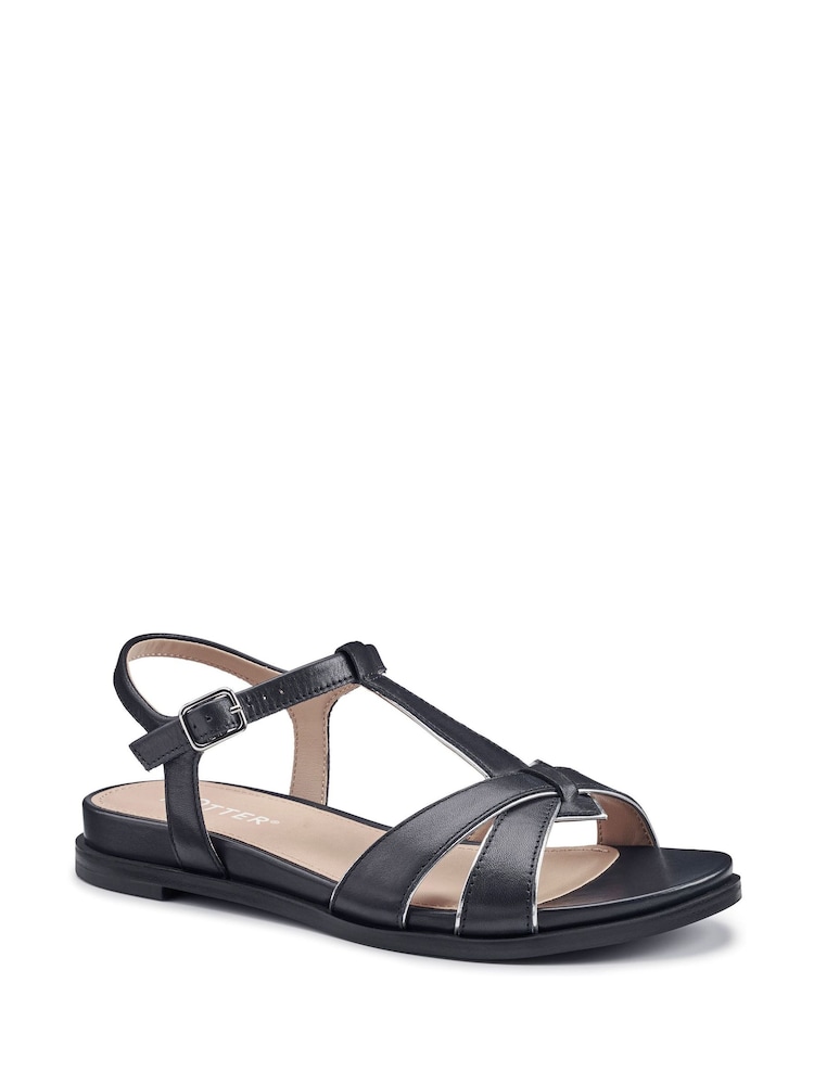 Hotter Blue Pienza Buckle Sandals - Image 2 of 4