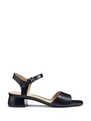 Hotter Black Amalfi Slip-On / Buckle Sandals - Image 1 of 4