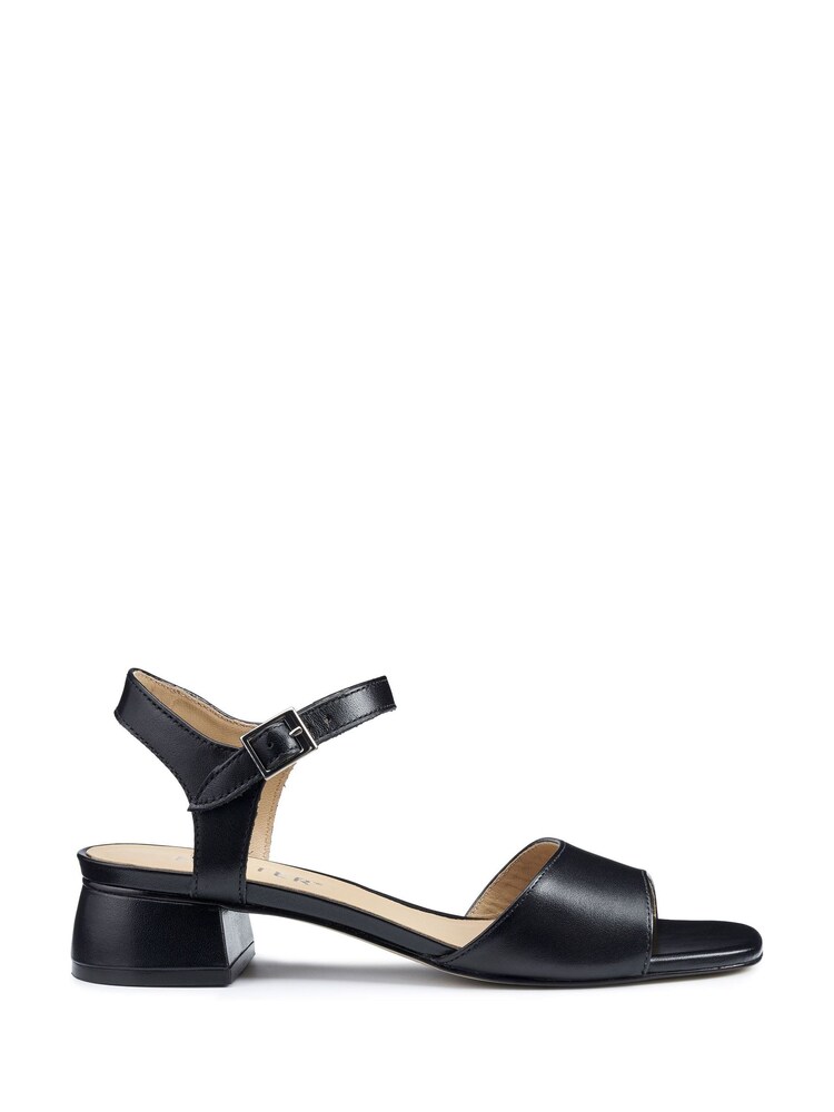 Hotter Black Amalfi Slip-On / Buckle Sandals - Image 1 of 4