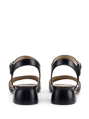 Hotter Black Amalfi Slip-On / Buckle Sandals - Image 3 of 4