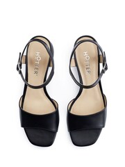 Hotter Black Amalfi Slip-On / Buckle Sandals - Image 4 of 4