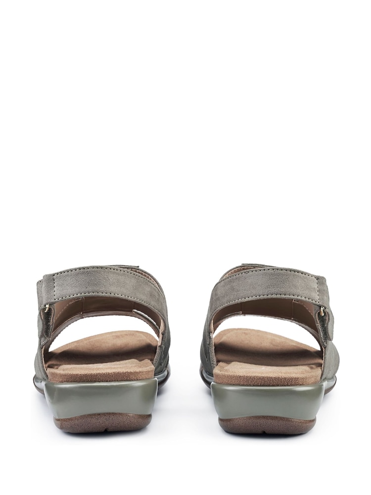 Hotter Green Madrid Touch Fastening Sandals - Image 4 of 4