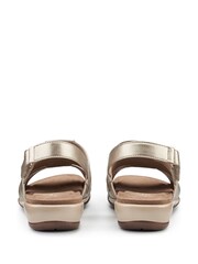 Hotter Gold Madrid Touch Fastening Sandals - Image 4 of 4