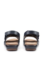 Hotter Blue Madrid Touch Fastening Sandals - Image 4 of 4