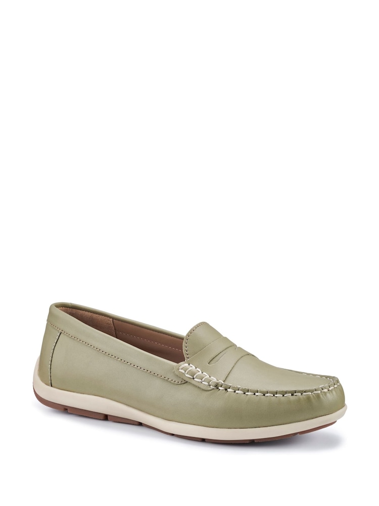 Hotter Green Wide Fit Pier Slip-On Shoes - Image 2 of 4