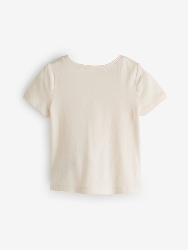 Gap White Logo Graphic Short Sleeve T-Shirt (6mths-5yrs) - Image 2 of 2