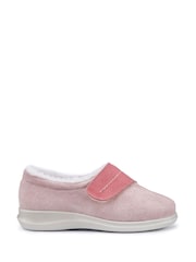 Hotter Pink Wrap Touch Fastening Slippers - Image 1 of 4