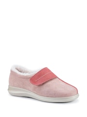 Hotter Pink Wrap Touch Fastening Slippers - Image 2 of 4