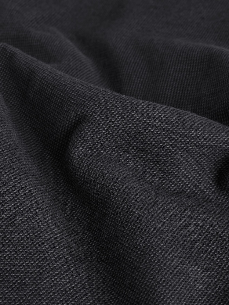 Negro - Pantalones chinos de tacto suave con cinturón y textura elástica - Imagen 9 de 9 Negro - Pantalones chinos de tacto suave con cinturón y textura elástica - Imagen 9 de 9
