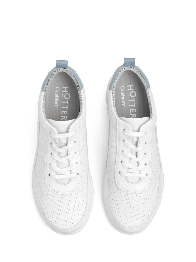 Blanco y azul - Zapatos con cordones Gravity II de Hotter - Imagen 4 de 4