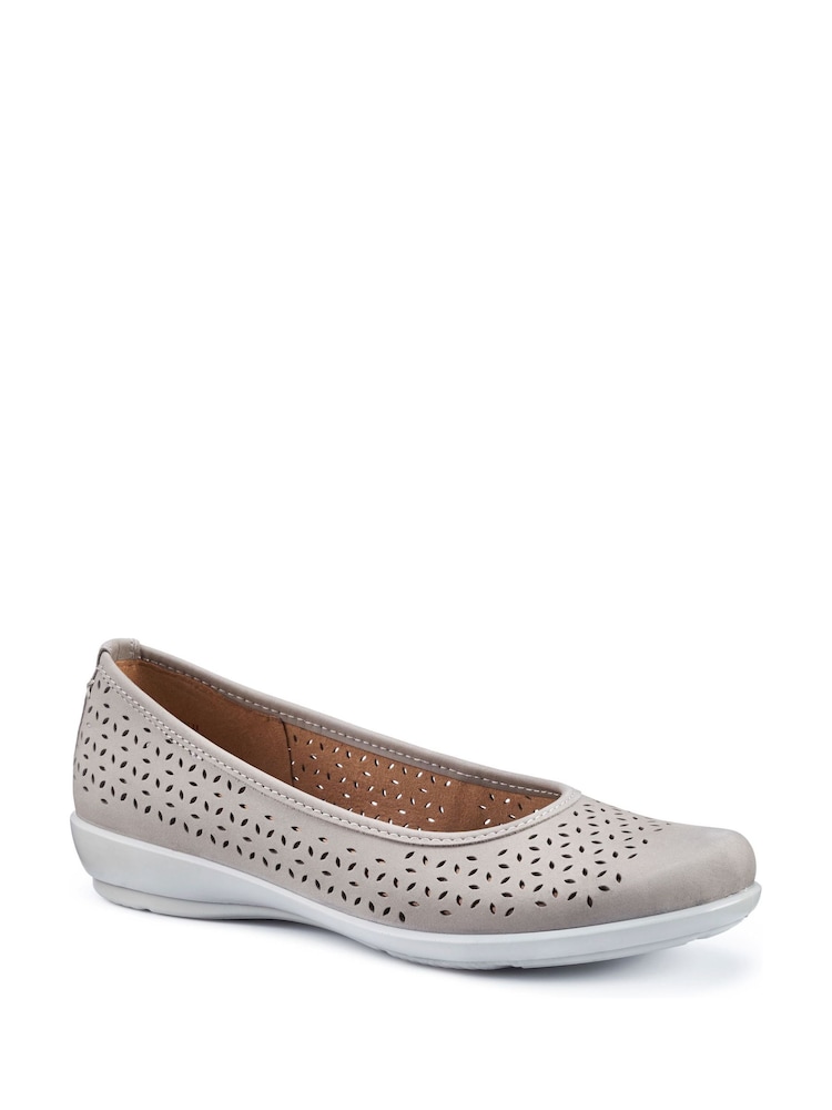 Hotter Grey Standard Fit Regular Fit Livvy II Slip-On Shoes - Image 2 of 4