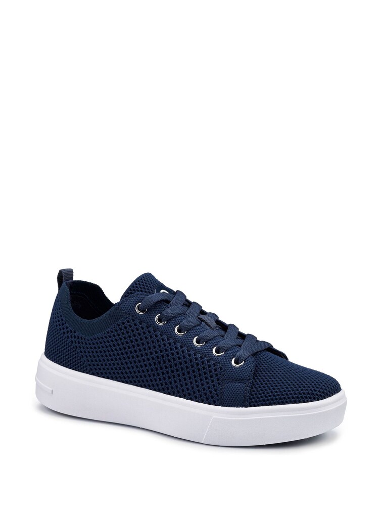Hotter Blue Regular Comet Lace-Up Shoes - Image 2 of 4 Hotter Blue Regular Comet Lace-Up Shoes - Image 2 of 4