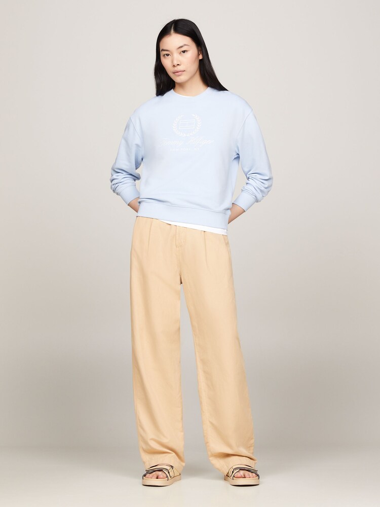 Tommy Hilfiger Blue Crest Logo Sweater - Image 3 of 5