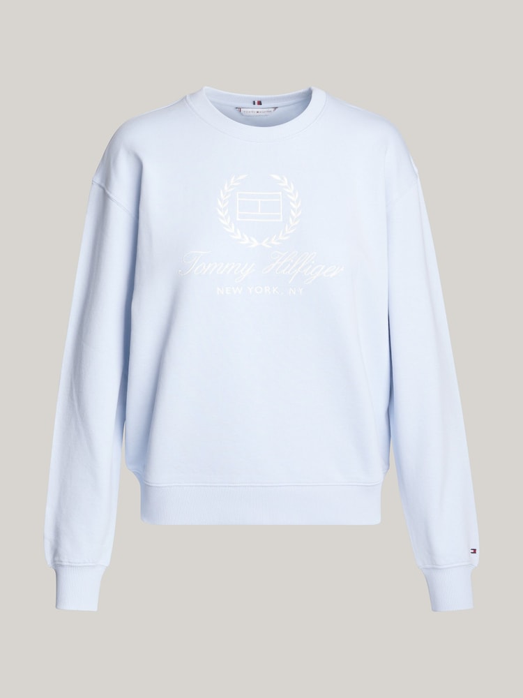 Tommy Hilfiger Blue Crest Logo Sweater - Image 5 of 5